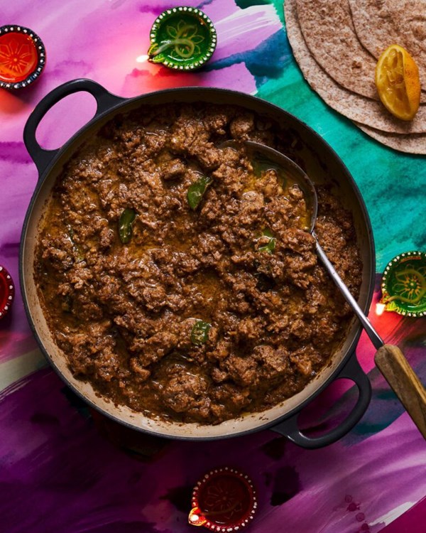 Kolhapuri kaala lamb sukka
