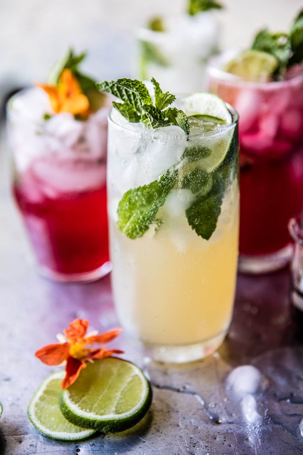 Kombucha mojitos