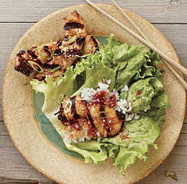 Korean barbecued chicken (Dak gogi)