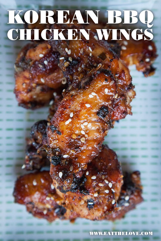 Korean BBQ chicken wings