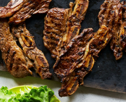 Korean BBQ short ribs (Galbi)