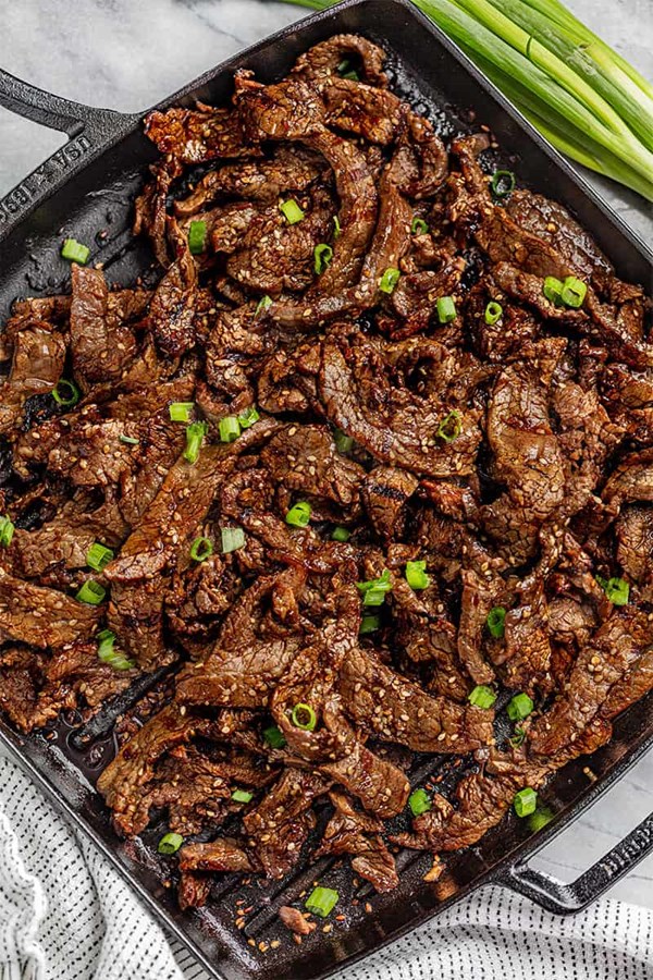 Korean beef bulgogi