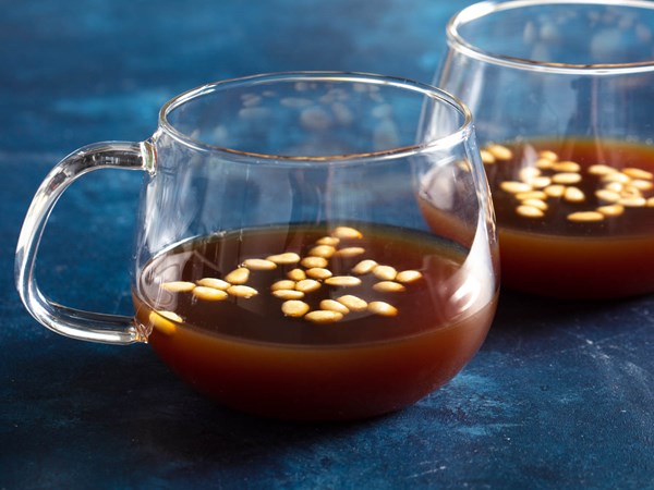 Korean cinnamon-ginger punch (Apple sujeonggwa)