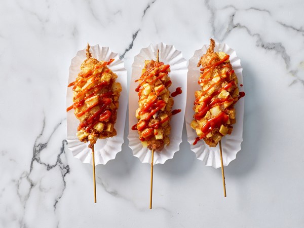 Korean corn dogs