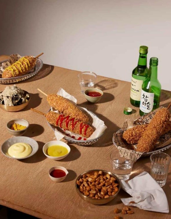 Korean corn dogs (Hatdogeu)