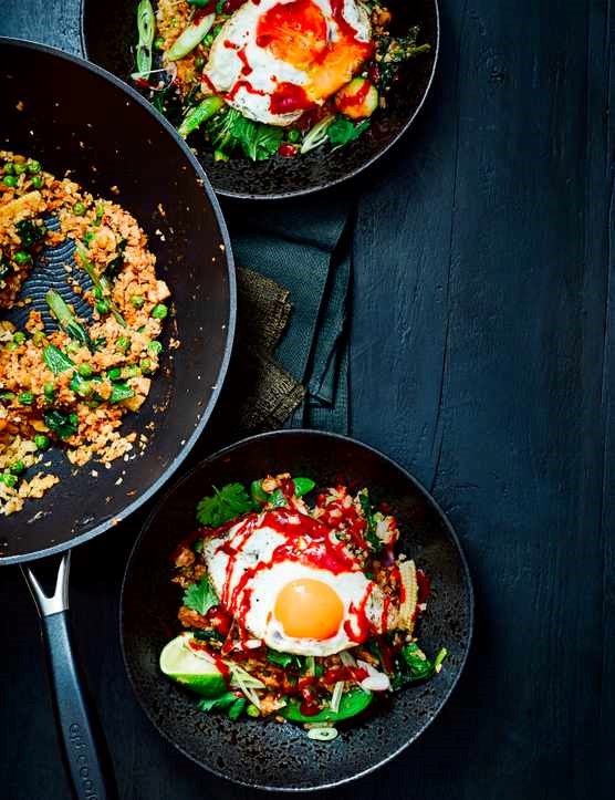 Korean fried cauli rice