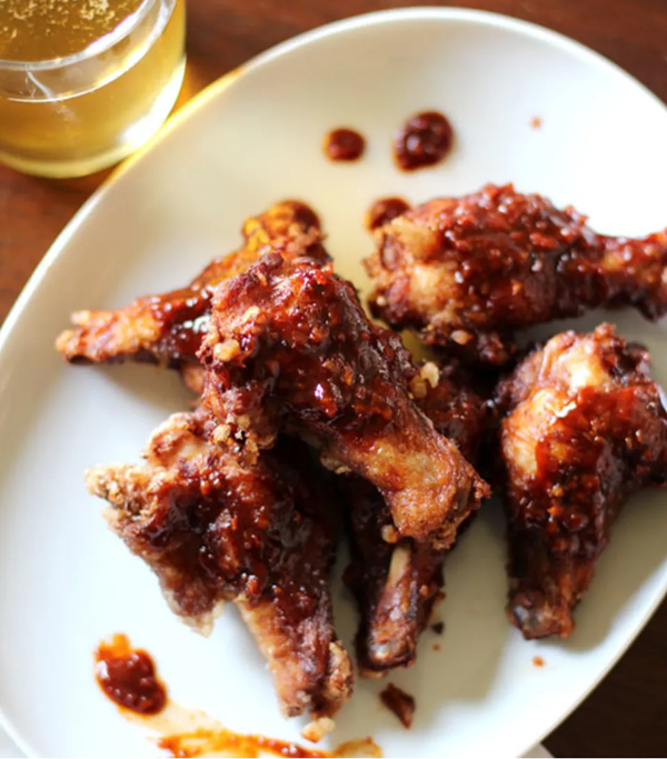 Korean fried chicken wings
