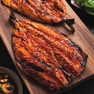 Korean grilled mackerel