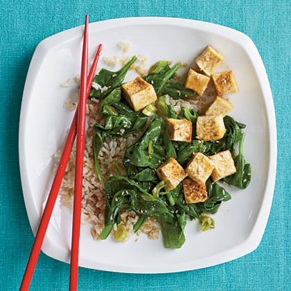 Korean-inspired sautéed tofu