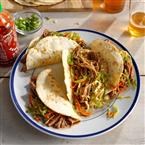 Korean pulled pork tacos 
