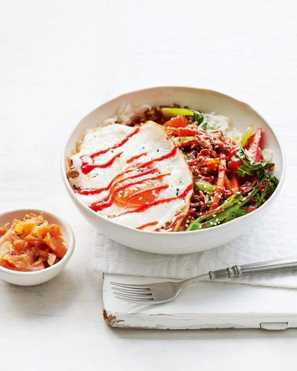 Korean rice bowl (Bibimbap)