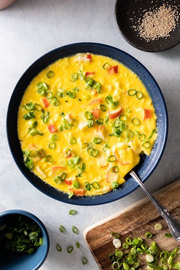 Korean steamed eggs (Gyeran jjim)