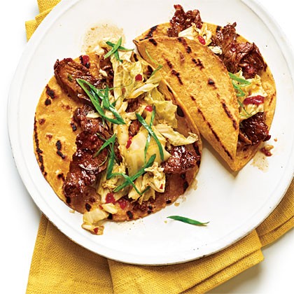 Korean-style beef tacos