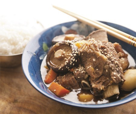 Korean-style braised short rib stew