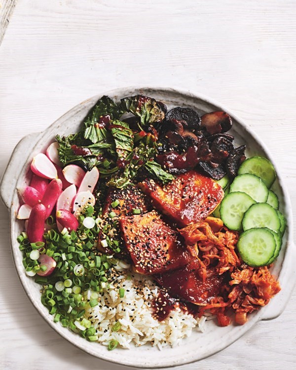 Korean-style 'clay-pot' barbecue tofu