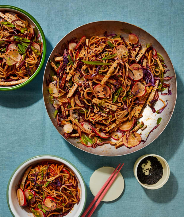 Korean-style cold noodle salad