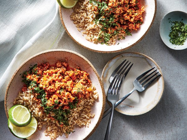 Korean-style pork and rice