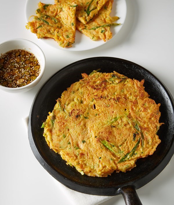 Korean vegetable pancakes