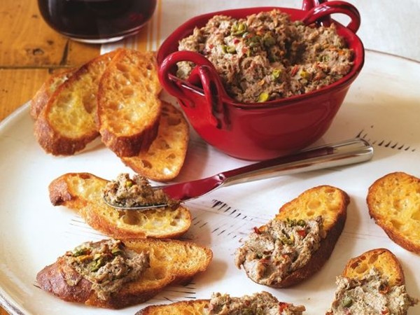 Kosher Revolution's chicken liver crostini