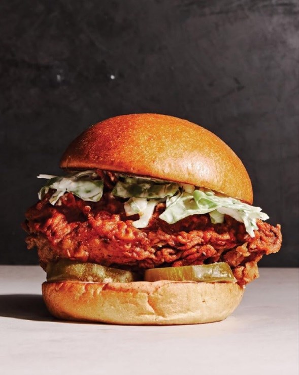 Kowbird honey butter fried chicken sandwich
