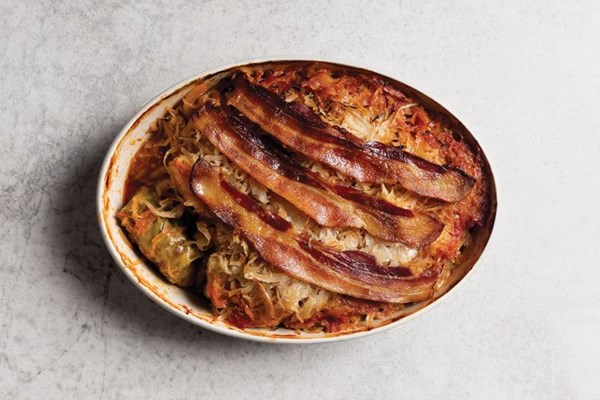 Kristen Kish's stuffed cabbage rolls