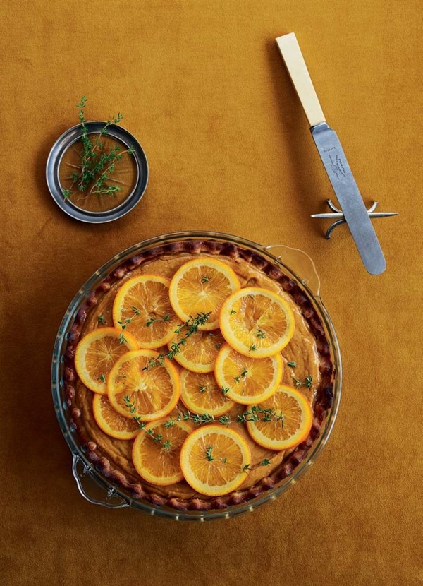 Kumara & orange pie