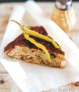 Kumara, feta and smoked paprika tortilla