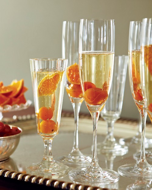 Kumquat - champagne cocktails