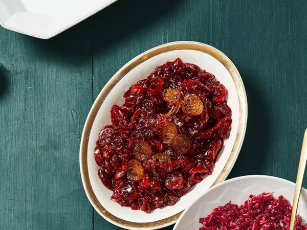 Kumquat cranberry sauce