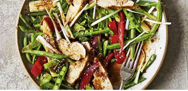 Kung pao chicken salad