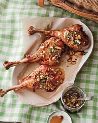 Kung pao turkey drumsticks