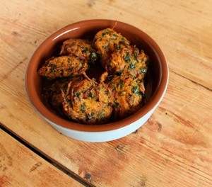 Kurdish carrot fritters