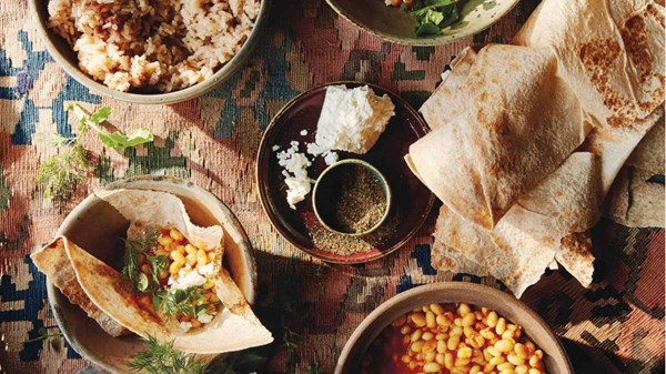 Kurdish white beans (Shley fasouleh)