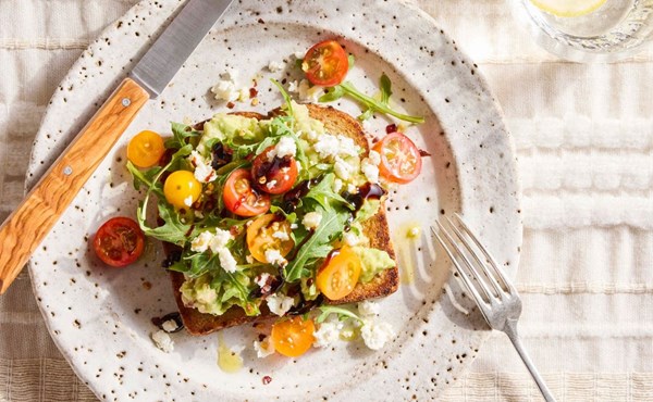 Kylie's avocado bean toasts