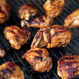 La charred chicken