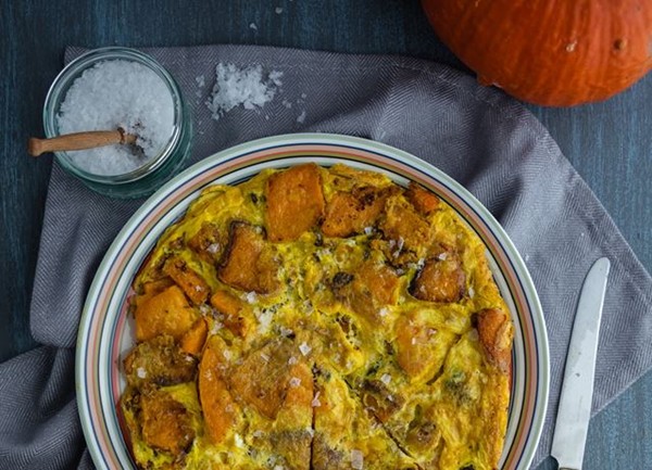 La frittata di zucca