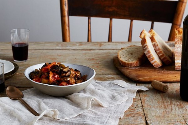 La Nonna’s sweet and sour eggplant dip