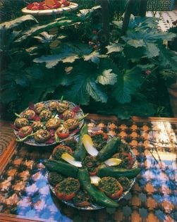 La Tamu’s cold stuffed vegetable appetizer
