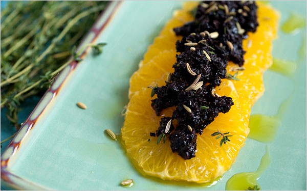 La Zucca Magica’s orange and olive salad
