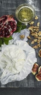 Labneh [with walnut topping]