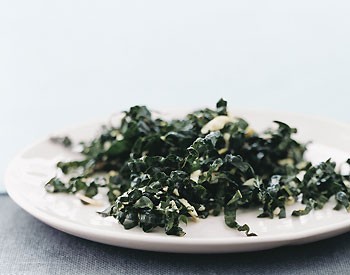 Lacinato kale and ricotta salata salad