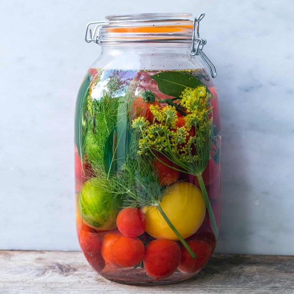 Lacto-fermented tomatoes