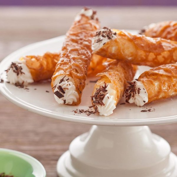 Lacy brandy snaps