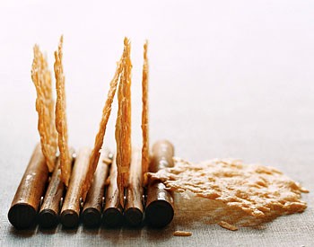 Lacy Parmesan crisps