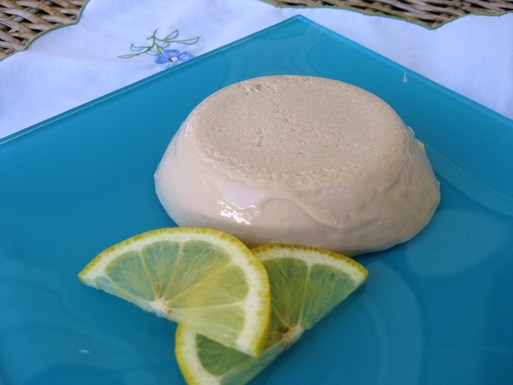 Lady Grey's panna cotta