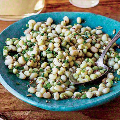 Lady pea salad