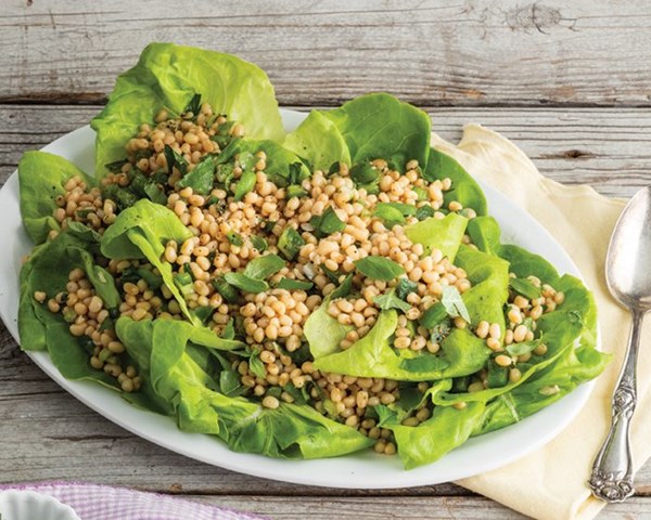 Lady pea salad