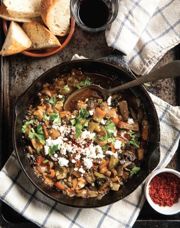 Lake Prespa baked mushrooms [Neni Panourgia]