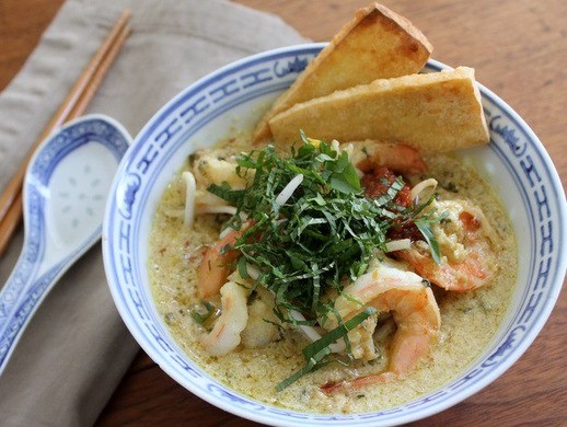 Laksa lemak (Katong style) from 'The World's Best Spicy Food' (Cook the Book)
