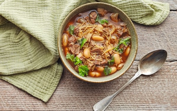 Lamb & bean soup